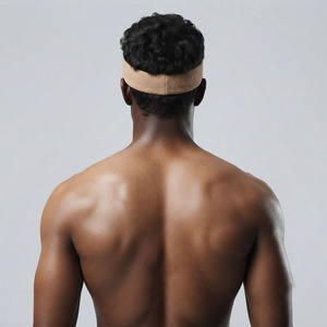 Banda Deportiva para la Cabeza para Hombre, Transpirable, Elástica, Antideslizante, de Poliéster y Nailon, para Ejercicio, Ajuste Universal para Todas las Estaciones - Product Image 2