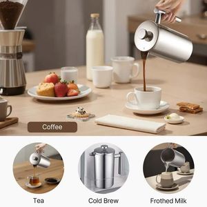 Caffettiera e Teiera French Press per Uso Domestico e Commerciale con Filtro - Product Image 4