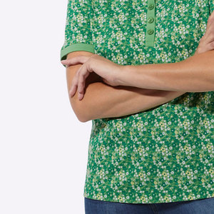 Polos de cuello vuelto de calidad premium, corte regular, para mujer, precio asequible, fabricados en fábrica, polo sublimado para mujer - Product Image 3