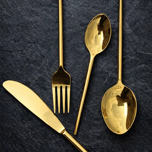 Juego de cubiertos rústicos de madera con soporte para cuchillos y cucharas, juego de cubiertos premium para hotel, juego de cubiertos para restaurante, venta al por mayor - Product Image 5