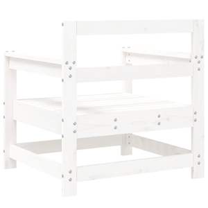 Silla de Jardín de Madera de Pino Macizo y Contrachapado en Color Blanco, Categoría de Producto Regular - Product Image 6