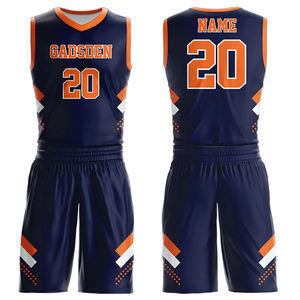 Tenues de basketball professionnelles respirantes grande taille avec logo personnalisé et noms d'équipe, impression par sublimation intégrale pour la vente en gros - Product Image 5