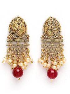 Antique Gold Plated Zircon Necklace Earring Set Women Vintage Flower Design <b>Wedding</b> Jewelry Alloy Bridal <b>Accessories</b> - Product Image 4