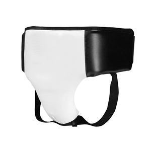 Leather & PU <b>Dummy</b> Groin Guard for Men Boxing Protection Custom Logo Adjustable Elasticity Spring Sports - Product Image 3