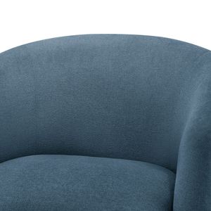 Poltrona Girevole Ardena Blu, Elegante Arredamento per Soggiorno - Product Image 3