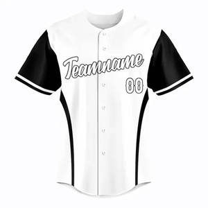 Conjunto de Uniforme de Béisbol, Camiseta y Pantalones, Secado Rápido, Poliéster/Algodón, Absorbe la Humedad, Antibacterial, Ecológico, Ropa Deportiva para Equipos - Product Image 1