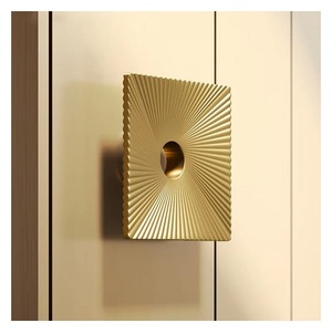 Stylish Brass Round Door Handle <b>Knobs</b> Durable Stylish Antirust Eco-Friendly <b>for</b> Modern Classic Bedroom Hotel <b>Dresser</b> - Product Image 4