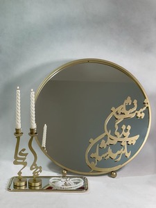 Support de bougie double pour un style élégant de cheminée et une décoration traditionnelle de salon, avec calligraphie arabe, pour bougies chauffe-plat - Product Image 6