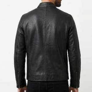 Heavy Duty Leather Winter <b>Jacket</b> For <b>Men</b> Genuine Leather <b>Warm</b> <b>Jacket</b> Comfortable Durable Outerwear For Outdoor - Product Image 5