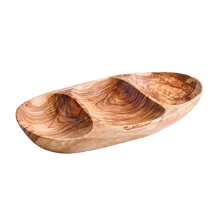<b>Set</b> of Two Wooden Nut Server Dry Fruit Bowls Table Decorating Handcrafted Large Size Home Decor Food <b>Serving</b> Bowls - Product Image 3