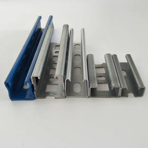 כבד חובה חם לטבול מגולוון פלדה ערוץ c מחורץ unstrut uncanning עם ריתוך כיפוף ניקוב - Product Image 6