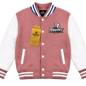 Premium kids varsity <b>jacket</b> offering warmth comfort and timeless style for everyday adventures and active kids - Product Image 6