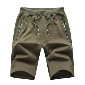 Pantalones Cortos Deportivos de Algodón Casuales para Hombre y Niño, Talla Grande, Cintura Media, con Estampado de Letras y Logotipo Frontal, Cintura Elástica para Deportes de Verano - Product Image 1