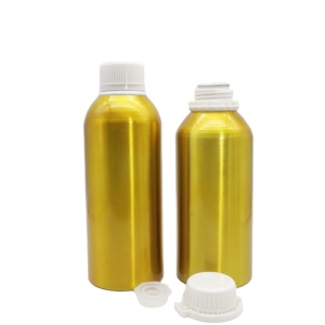 ENVASES ECOLÓGICOS Botellas de Aluminio Puro Personalizadas con Tapas de Rosca Blancas para Almacenamiento de Aceites Esenciales, Impresión Offset - Product Image 6
