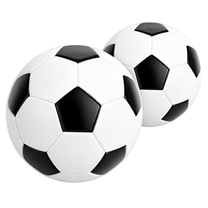 Mini ballon de football pour enfants |   PVC coloré en orange, vert, bleu, rose, rouge |   Ballons de jeu d'entraînement rebondissants et durables - Product Image 2