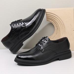 Fashion Trendy <b>Men's</b> Formal Business Shoes 2026 New Convenient Lace-Up Design Elegant Formal Leather <b>Dress</b> Shoes for <b>Men</b> - Product Image 1