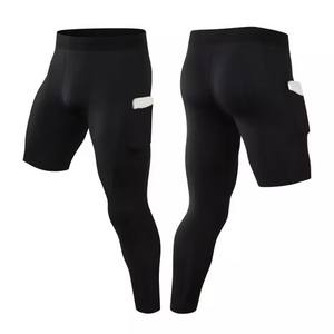 กางเกงรัดรูปผู้ชาย โพลีเอสเตอร์ ระบายอากาศ เอวยางยืด ขากางเกงข้างเดียว สำหรับเล่นกีฬา บาสเก็ตบอล - Product Image 4