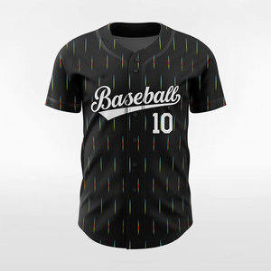 Maillot de baseball personnalisé, design par sublimation, vente en gros de maillots de baseball, uniforme de baseball à deux boutons - Product Image 1