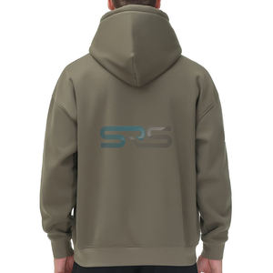 Nueva Llegada de Primavera, Sudaderas Unisex de Alta Calidad, Color Sólido Informal, Cómodas y Transpirables, de Poliéster/Algodón, Bordadas en la Parte Delantera - Product Image 4