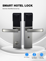 Sistema de Cerradura de Puerta RFID para Hotel, Cerradura Electrónica Inteligente con Control por Aplicación Bluetooth para Habitaciones