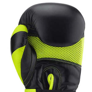 Gants de boxe professionnels en cuir sur mesure, design à doigts complets, anti-humidité, avec fermeture au poignet, logo personnalisé imprimé - Product Image 6