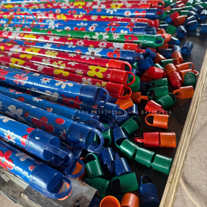 ไม้กวาดไม้ถูพื้นทำจาก PVC เคลือบขนแปรงนุ่มเครื่องมือทำความสะอาด - Product Image 4