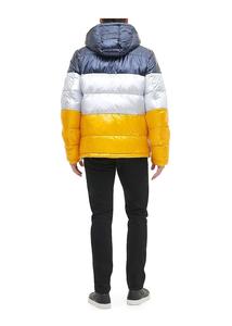 Chaqueta acolchada para hombre, chaqueta acolchada ligera de manga larga con cremallera completa, ropa de abrigo cálida de manga larga con capucha - Product Image 6