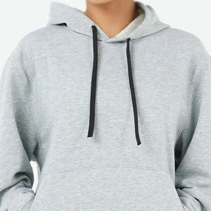 OEM Venta Caliente Lounge Wear Oversize Sudadera con capucha Casual Algodón Fleece Entrenamiento Sudadera Peso Pesado Imprimir Liso Sudaderas con capucha para las mujeres - Product Image 5