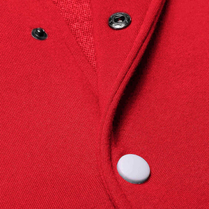 Bulk <b>Plain</b> Wool Baseball Man Jackets Geometric Stand Collar Blank Varsity Jacket Private Label Wholesale OEM Service - Product Image 6