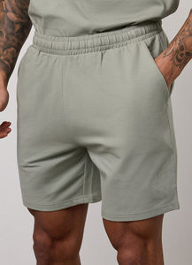 Shorts de sport décontractés pour hommes, taille mi-haute, respirants, avec cordon de serrage, en coton, pour fitness et course à pied, personnalisables avec logo, vente en gros - Product Image 2