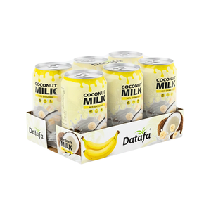 Leche Vegetal Vietnam OEM/ODM 330ml Lata de Aluminio Bebida de Coco con Plátano Marca Privada Jugo de Frutas y Verduras 100% - Product Image 6