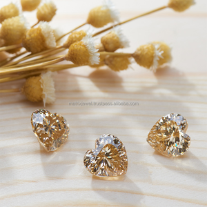 เพชร CVD หลวมได้รับการรับรองสีพิเศษสำหรับห้องปฏิบัติการแฟนซีตัดรูปหัวใจหรูหราตัดด้วยมือ - Product Image 5