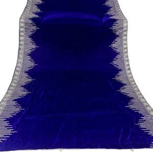 อินเดียปากีสถานล่าสุดกำมะหยี่ผ้าคลุมไหล่หนักกับลำดับการทำงานชุดแต่งงานสุดหรูชุดขายร้อน2023 - Product Image 1