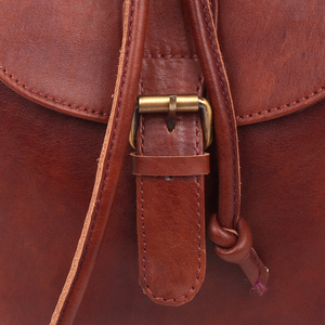 Minimalist <b>Leather</b> <b>Backpack</b> With Clean Design Spacious Storage Area Laptop Protection And Adjustable Shoulder Straps - Product Image 6