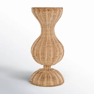 Jardinière en rotin durable – Vase décoratif artisanal pour l'intérieur et l'extérieur - Product Image 1