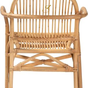 Modern Natural Outdoor <b>Rattan</b> Handmade Eco-Friendly Garden Patio Dining Chair - Product Image 3