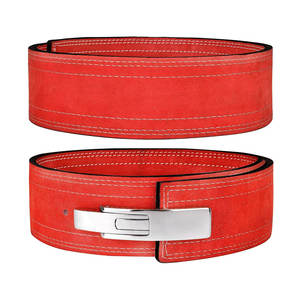 เข็มขัดยกน้ำหนักหนังแท้แบบมีหัวเข็มขัดแบบคันโยกสำหรับออกกำลังกาย ฟิตเนส ดิป พูลอัพ สควอท ขายส่งแบบดรอปชิป - Product Image 1