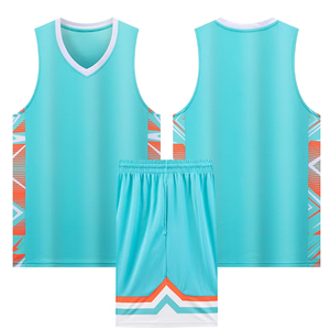 Uniforme de basket-ball personnalisé de haute qualité – Maillot et short d'équipe sublimés 100 % polyester - Product Image 1