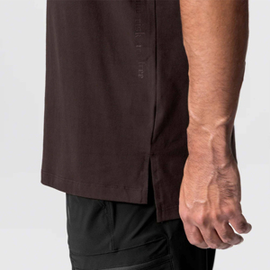 Vêtements en promotion, t-shirts pour hommes à col rond, logo imprimé personnalisé, respirant, t-shirts vierges de haute qualité pour hommes - Product Image 5