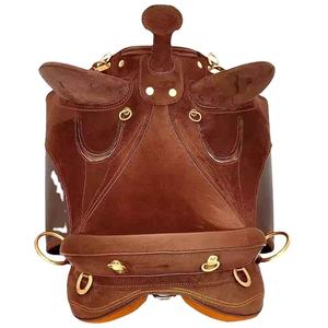 Selle de polo en cuir personnalisée de haute qualité, respirante et confortable, fabriquée en usine directe internationale, avec éléments en plastique solide pour chevaux - Product Image 5