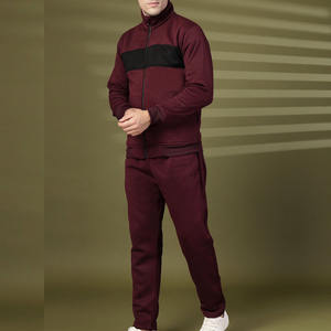 Nouveaux ensembles de survêtements pour hommes en coton et polyester, en molleton, pour le sport, le jogging, décontractés et respirants - Product Image 5