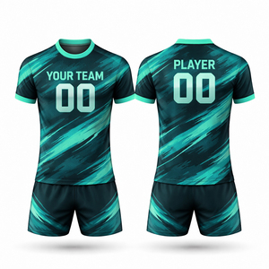 Vêtements d'équipe pour hommes sur mesure en gros, impression de logo privé, respirant, manches courtes, 100% polyester, séchage rapide, fabrication en usine - Product Image 2