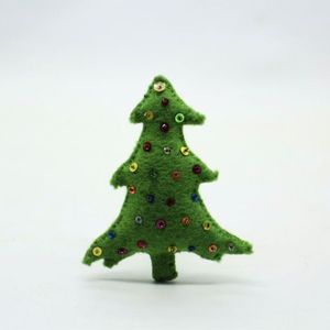 Handmade Felt Christmas Tree Ornament <b>Wool</b> Felt Holiday Decoration Christmas Home Decor - Product Image 3