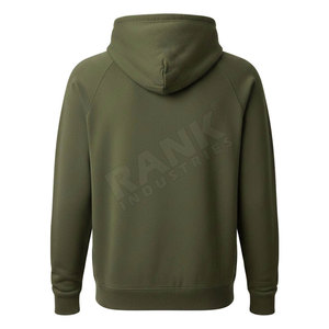 Cotton Blended Basics <b>Men</b> Hoodies For Streetwear And Casual Fashion Look <b>Men</b> Pullover Hoodies With Front <b>Pouch</b> Pocket - Product Image 2