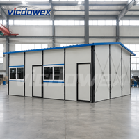 VICDOWEX Maison préfabriquée contemporaine personnalisée de type K en panneaux sandwich d'acier pour construction modulaire, camp, bureau ou logement de travailleurs