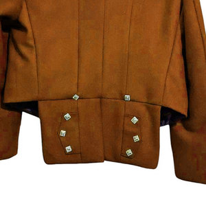 2026 Top Sell Scottish Men's Orange <b>Wool</b> Prince Charlie Kilt Jacket With <b>Vest</b> Wedding Jacket Oem Odm - Product Image 4
