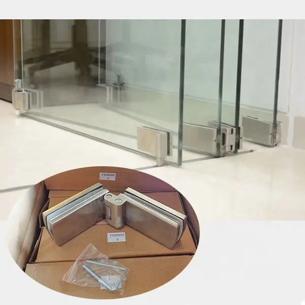 Frameless Glass Door Hardware Folding Door System Aluminium Glass Bi Fold Sliding Folding Door System