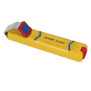 เครื่องปอกสายเคเบิล JEFCOM ND-800 สำหรับสายเคเบิลขนาด 8-28 มม. พร้อมใบมีดสำรอง ผลิตในประเทศเยอรมนี - Product Image 1