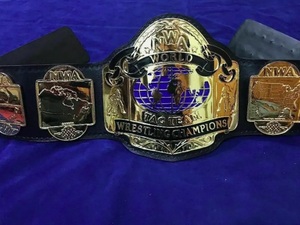 Ceinture de championnat NWA TAG TEAM MMA personnalisée, 0,5 cm, alliage de zinc, légère, taille haute, 1,2 m de longueur, unisexe, 1 pièce - Product Image 1