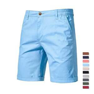 Shorts pour hommes, style streetwear, respirants, imperméables, séchage rapide, 100% coton, cargo, décontractés, avec poches - Product Image 4